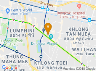 map of Radisson Blu Plaza Bangkok