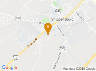 map of Shippensburg Fairgrounds