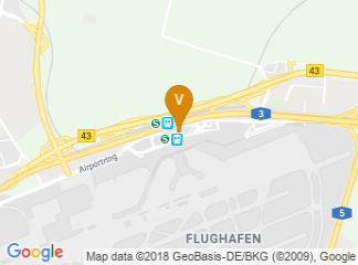 map of Sheraton Frankfurt Airport Hotel