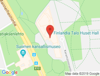 map of Finlandia Hall