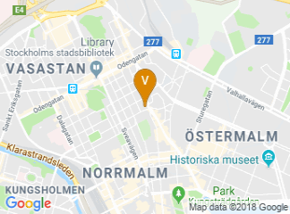 map of Konferens Spårvagnshallarna