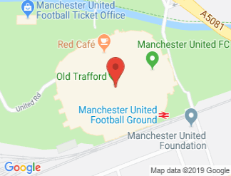 map of Old Trafford