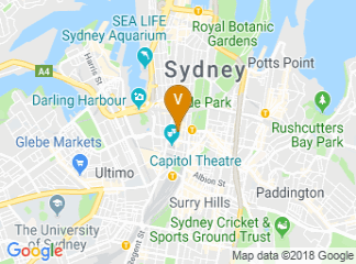 map of Rydges World Square