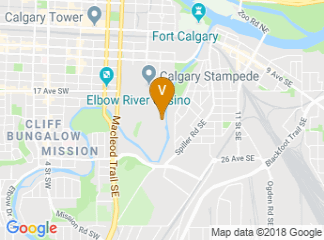map of Stampede park