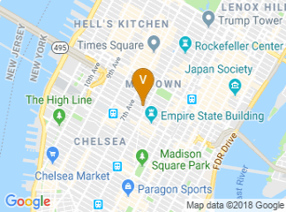 map of Gotham Hall