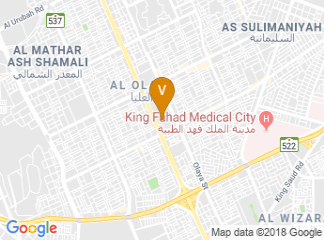 map of Al Faisaliah Hotel