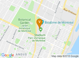 map of Olympic Stadium