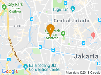 map of Hotel Indonesia Kempinski