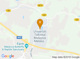 map of Universiti Teknikal Malaysia Melaka - UTeM
