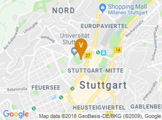 map of University of Stuttgart