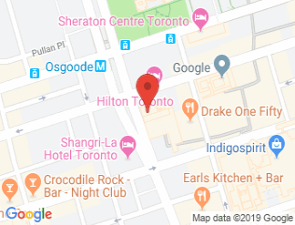 map of Hilton Toronto