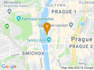 map of Palác Žofín