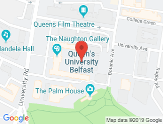 map of Queens University Belfast