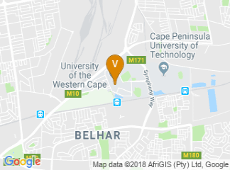 map of University of the Western Cape