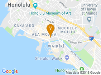 map of Ala Moana Hotel