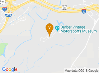 map of Barber Motorsports Park