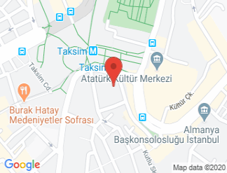 map of The Marmara Taksim