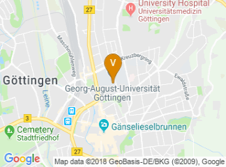 map of University of Gottingen