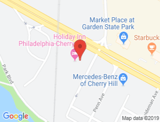 map of Holiday Inn Philadelphia - Cherry Hill