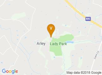 map of Arley Hall & Gardens
