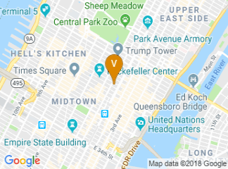 map of Lotte New York Palace