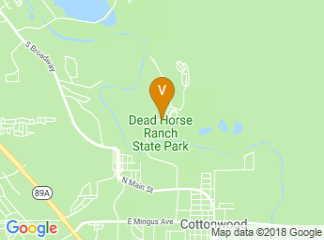 map of Dead Horse Ranch State Park