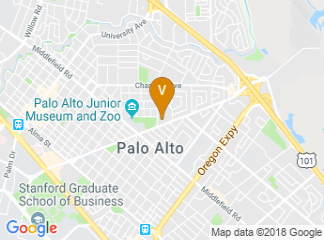 map of Palo Alto Art Center