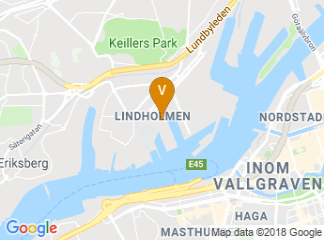 map of Lindholmen Conference Centre