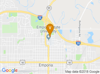 map of Emporia State University