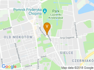 map of Regent Warsaw Hotel