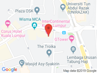 map of InterContinental Kuala Lumpur