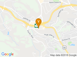 map of Coast Kamloops Hotel & Conference Centre