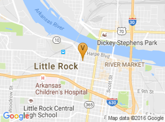 map of Downtown Little Rock