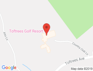 map of Toftrees Golf Resort