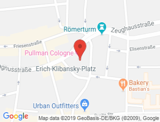 map of Hotel Pullman Cologne