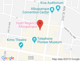 map of Hyatt Regency Albuquerque