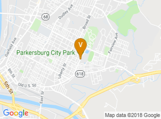 map of Parkersburg City Park