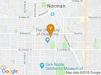 map of Oklahoma Memorial Union