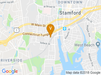 map of Hilton Stamford Hotel & Executive Meeting Center