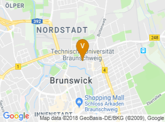 map of Technical University of Braunschweig