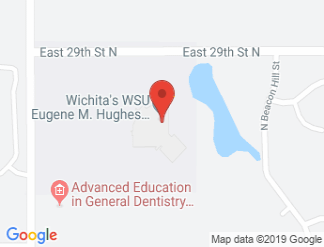 map of Wichita's WSU Eugene M. Hughes Metropolitan Complex
