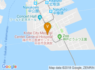 map of Riken Centre for Developmental Biology (CDB) 理化学研究所(独立行政法人)神戸研究所発生・再生科学総合研究センター