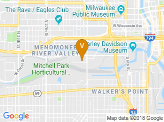map of Potawatomi Hotel & Casino