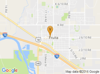 map of Downtown Fruita
