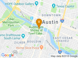 map of Auditorium Shores at Town Lake Metropolitan Park