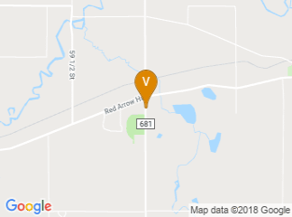 map of Van Buren Youth Fair
