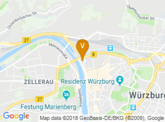 map of Maritim Hotel Wurzburg