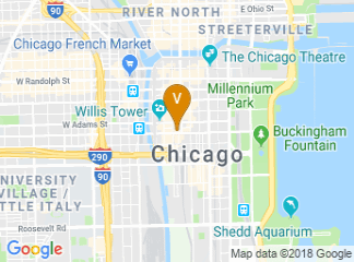 map of Federal Reserve Bank of Chicago