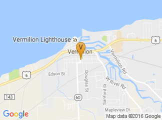 map of Downtown Vermilion