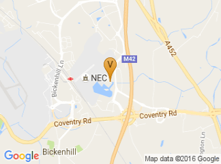map of Hilton Birmingham Metropole National Exhibition Centre